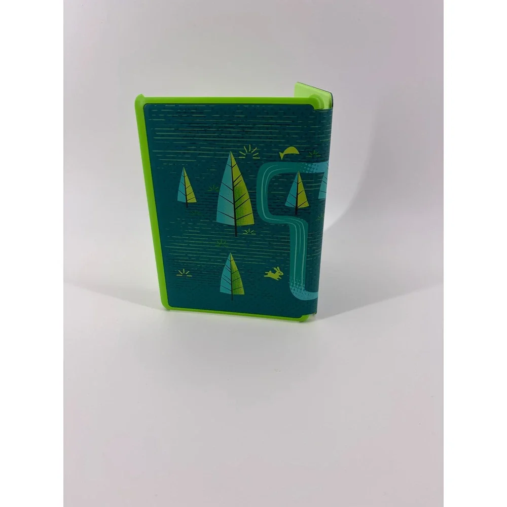 Amazon Kindle Cover Teal Green Forest Deer 6.5